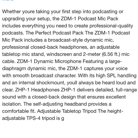 Zoom Podcast Mic Pack - Picture 3 of 4